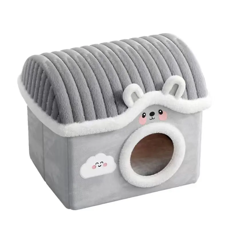 Cat bed - Semi-enclosed, suitable for all seasons. Cat bed for winter, pet sleeping area for cats, cat bed.