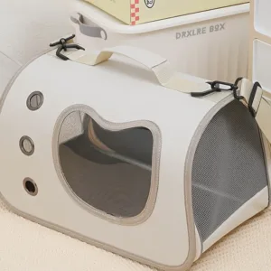 Portable Pet Carrier Bag for Small Dogs Cats Outdoor Foldable Cat Bag Breathable Cat Shoulder Bag Kitten Carrying Bag