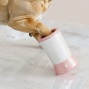 Pet Portable Dog Paw Washer Automatic Pet Paw Cleaner Electric Dog Paw Washer USB Rechargeable Foot Cleaning Machine Dog Brushes